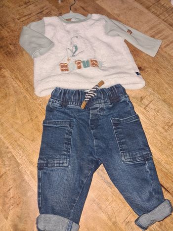 Ensemble 3 mois vertbaudet et sucre d orge