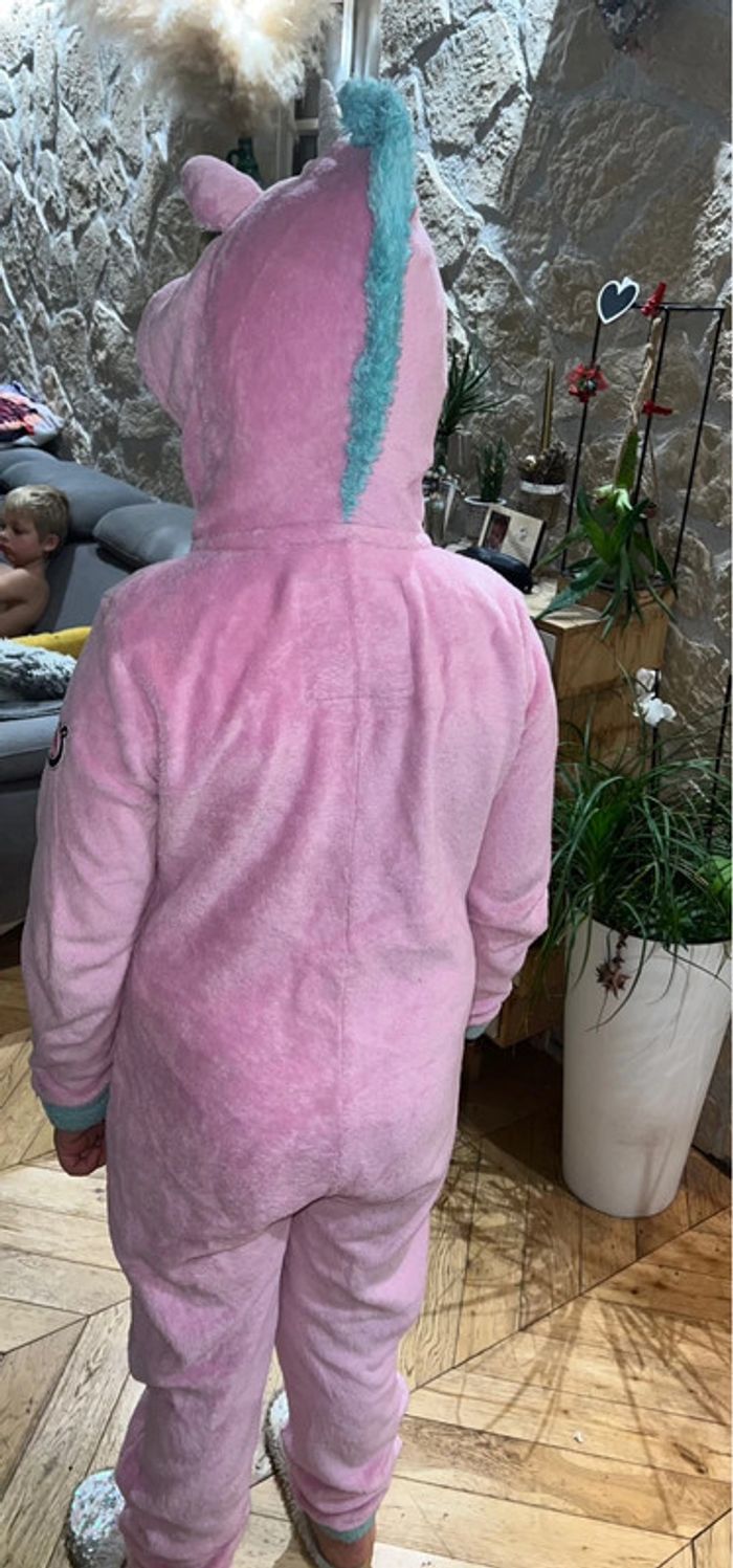 Combi Pyjama combinaison begummy polaire hiver 13-14 ans 13 14 licorne costume polaire tout doux - photo numéro 8