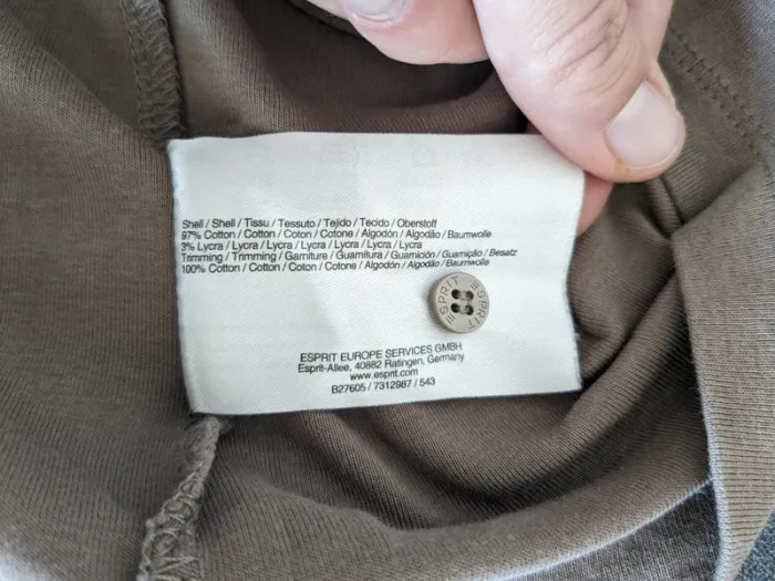 Polo Esprit - marron taupe - photo numéro 5