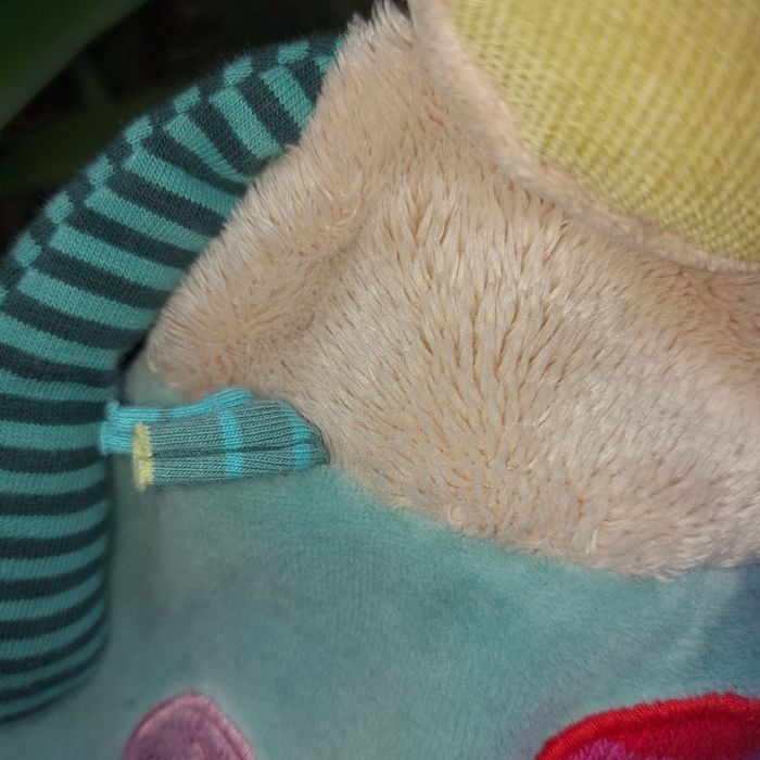 Doudou plat mouton collection Les jolis pas beaux - photo numéro 3