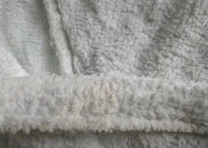 Peignoir blanc à capuche en coton - photo numéro 8