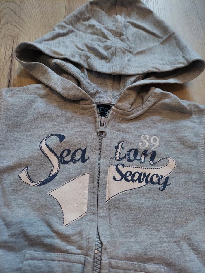 Veste zippée à capuche 4 ans tbe - photo numéro 2