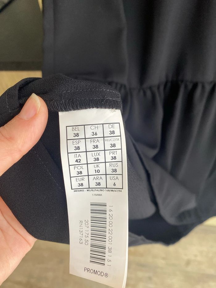 Robe noire neuve promod taille 38 - photo numéro 4