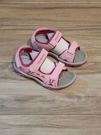 Sandalettes pour fille rose