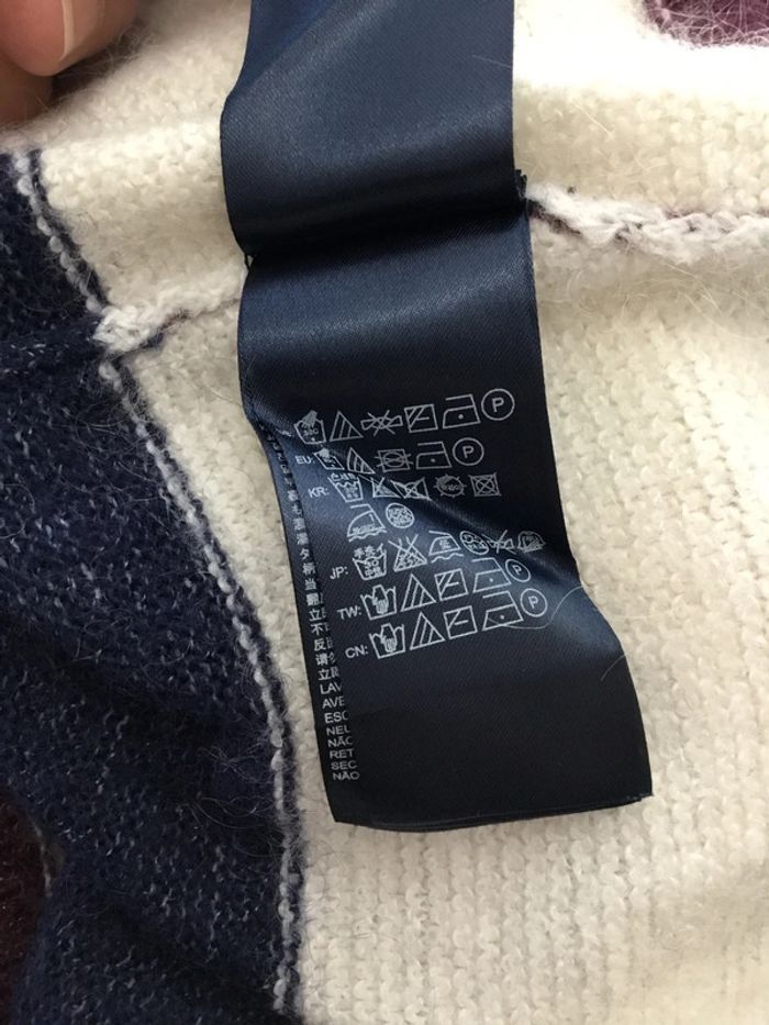 Pull femme Hilfiger Denim tricolore taille M 016 - photo numéro 7