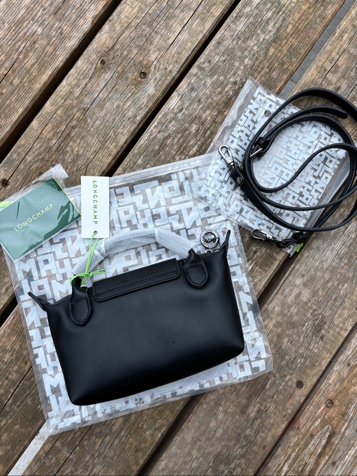 Sac Longchamp XS - Cuir - Noir - photo numéro 2