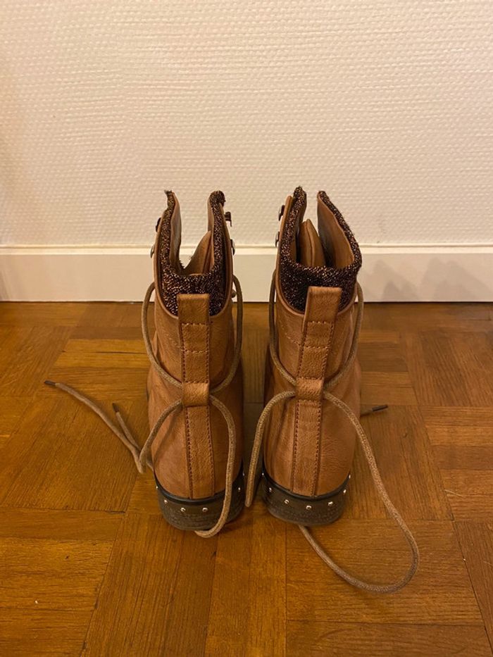 Bottines camel - photo numéro 2