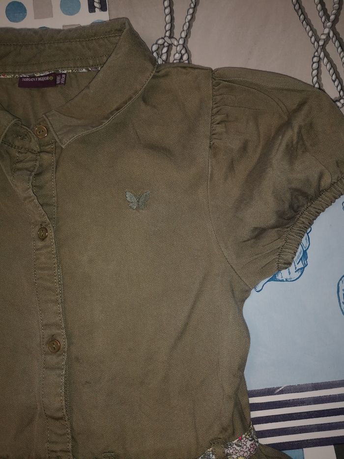 Robe ete Sergent Major 10 ans kaki - photo numéro 2