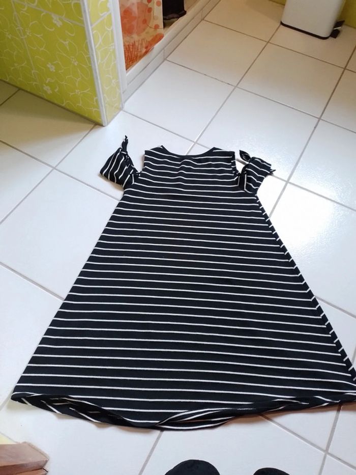 Robe femme bleu marine rayés - photo numéro 14