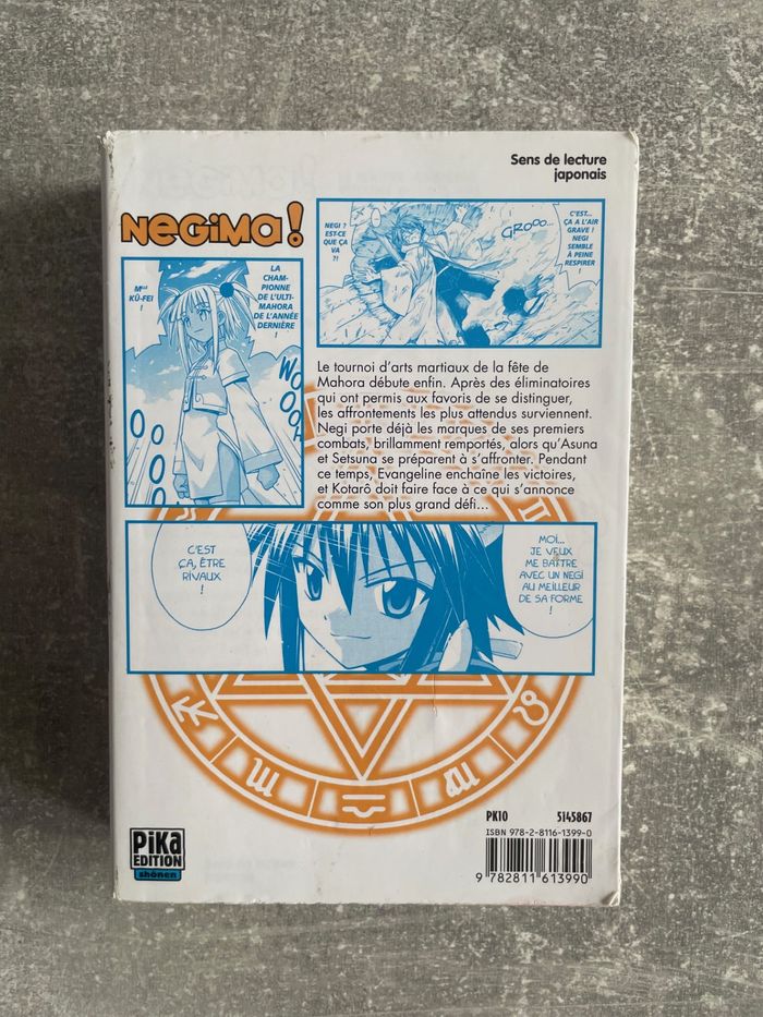 Manga double Negima! / Negi ma !  tome 6 en version française. - photo numéro 2