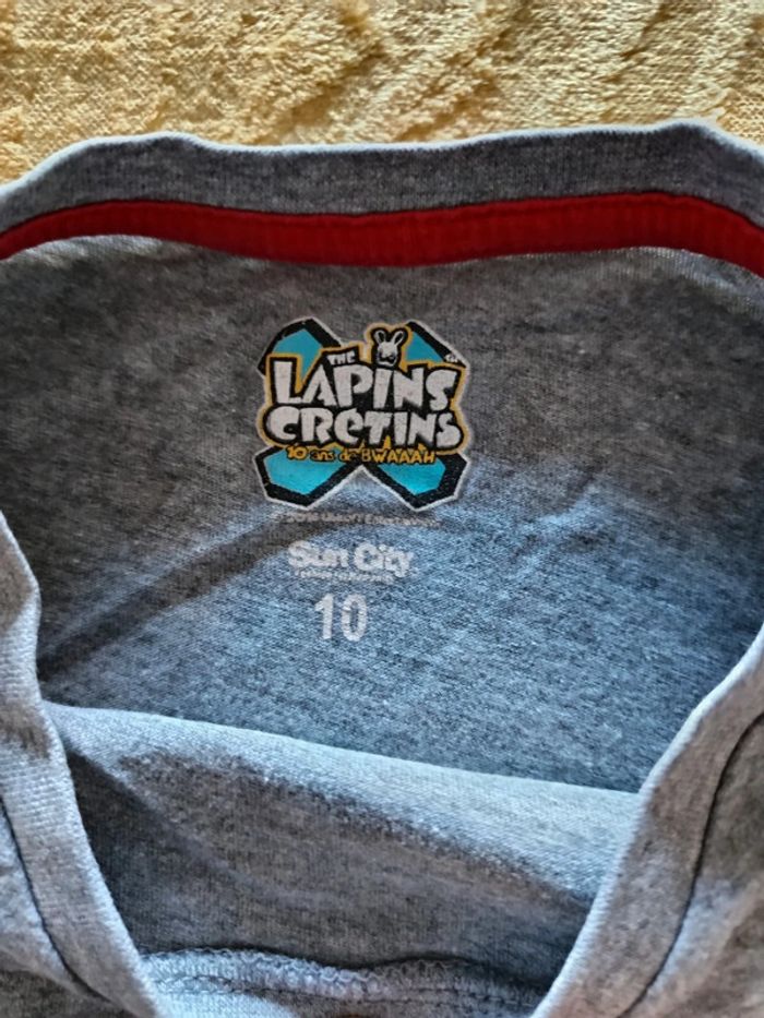 Tee-shirt lapins crétins - photo numéro 3