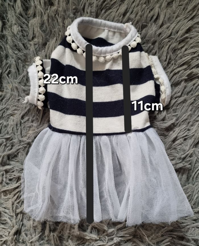 Robe style marin taille XS chien ou chat - photo numéro 4