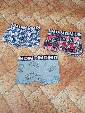 Lot 3  boxers garçon 5-6 ans