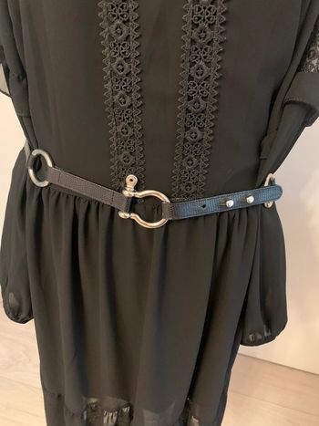 Ceinture cuir et métal burberry
