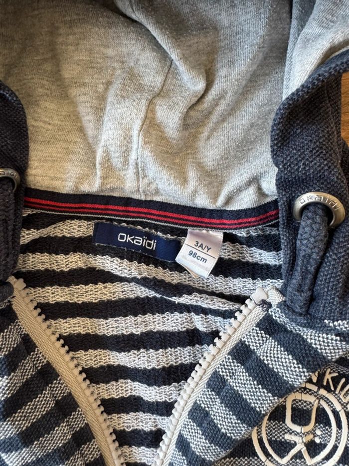 Veste à capuche gilet 3 ans - photo numéro 2