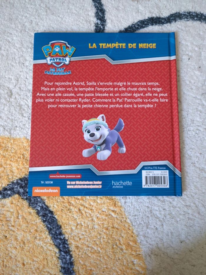 Livre pat patrouille la tempête de neige - photo numéro 2
