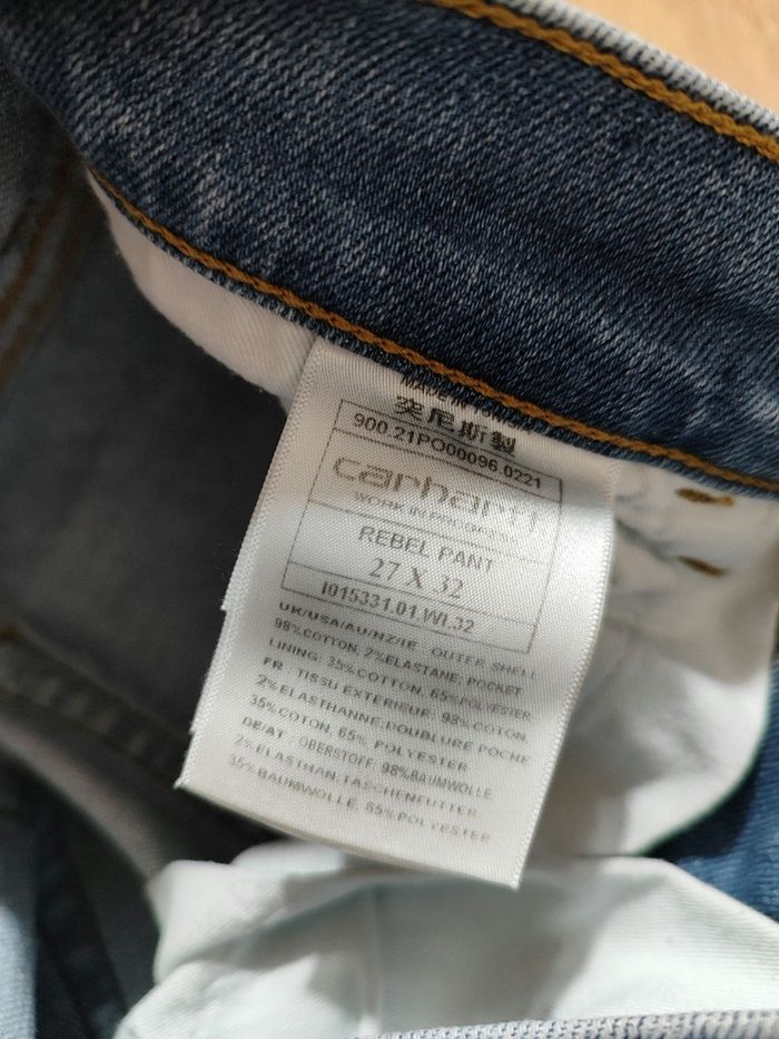 Jean's Carhartt modèle Rebel Pant taille 36 - photo numéro 10