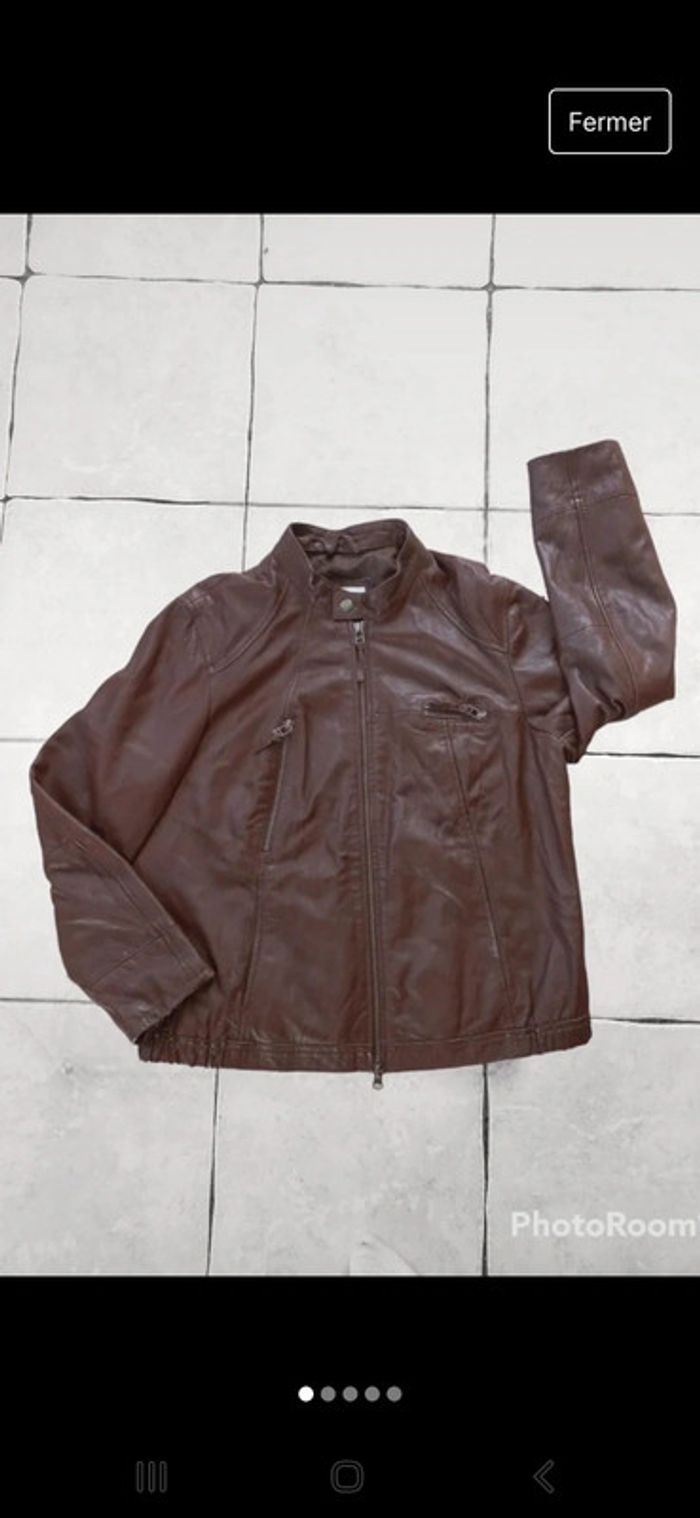 Veste mouton cuir 🤍