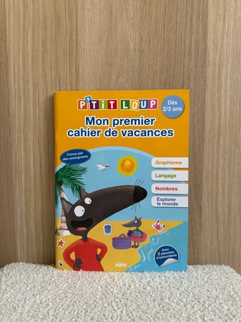 P’tit loup mon premier cahier de vacances 