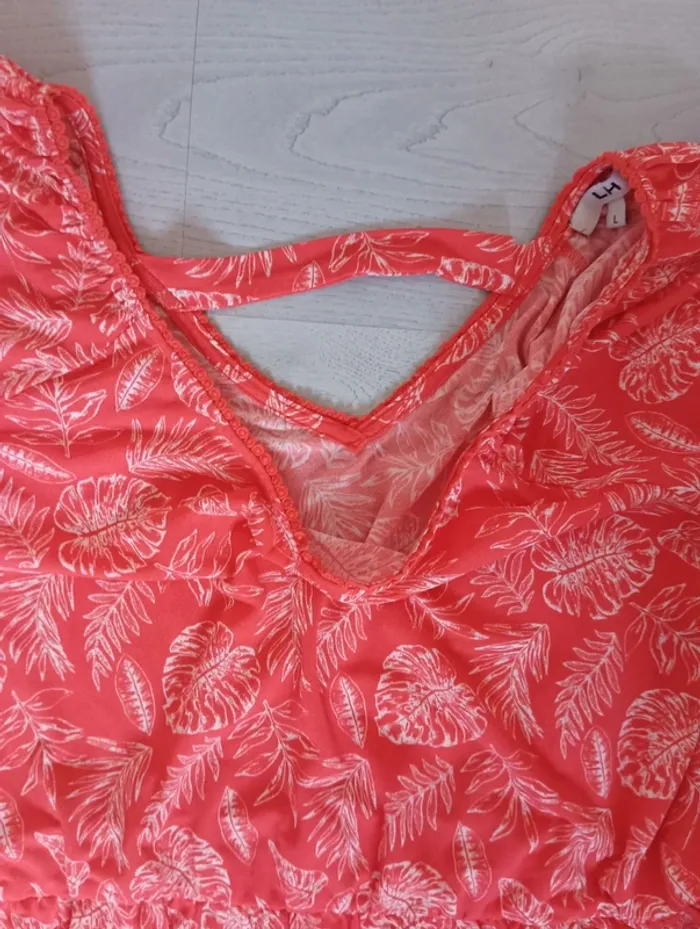 Robe d'été La Halle Taille L en Tbe - photo numéro 2