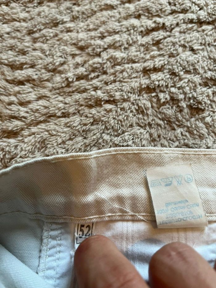 Bermuda cargo Camel /52 / Blanc / Excellent état - photo numéro 8