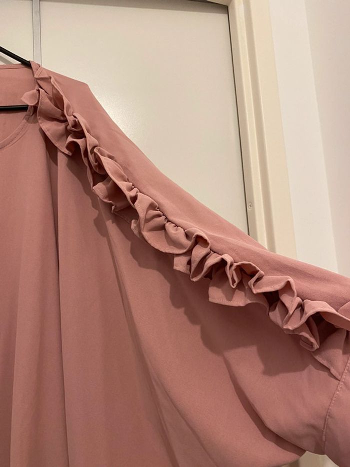 Abaya femme rose poudré 52/54 - photo numéro 2