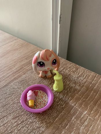 Figurine Pet shop lapin bélier et accessoires