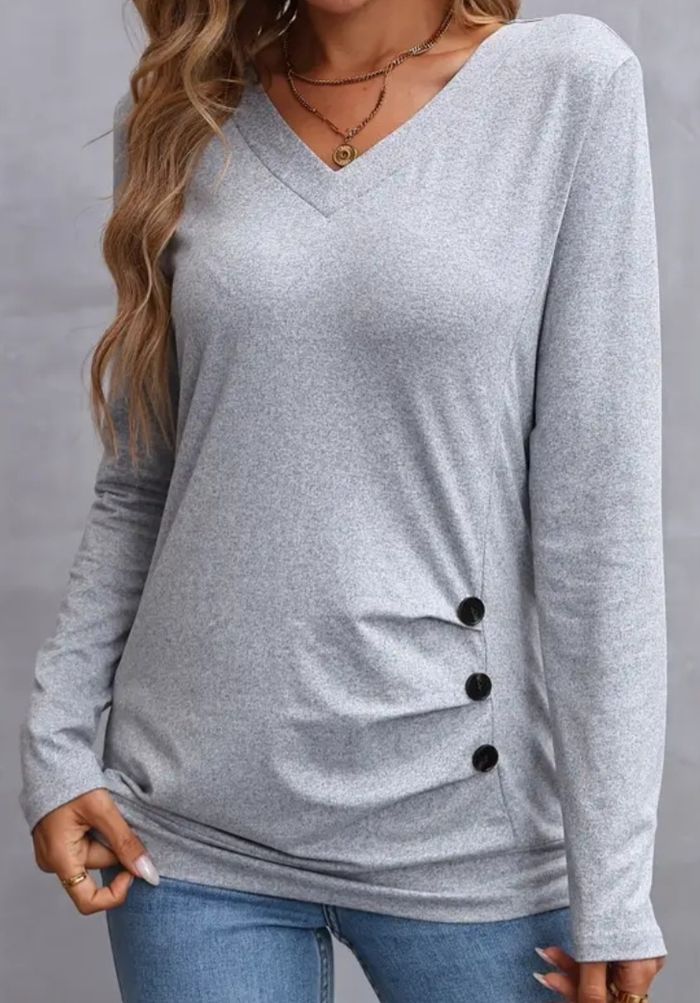 Pull gris femme xl