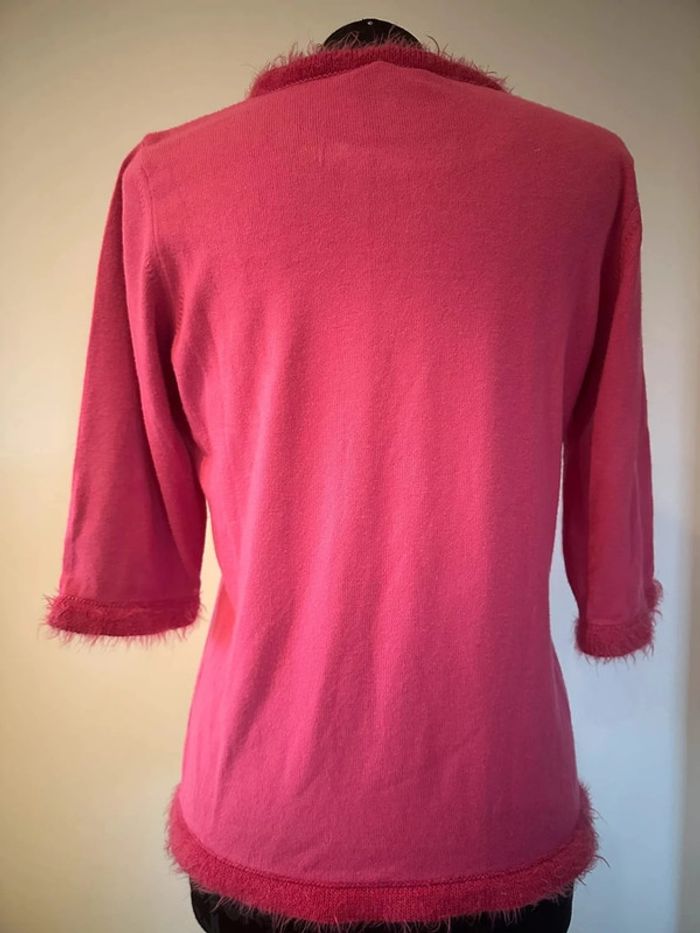 Pull rose froufrou - photo numéro 4