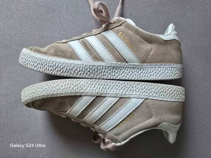 Adidas Gazelle Beige & Rose - Très bon état - Pointure 34 - photo numéro 4