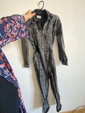 Combinaison en jeans femme 