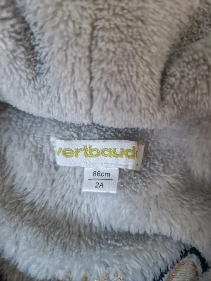 Robe de chambre, fille, Verbaudet, 2 ans - photo numéro 3