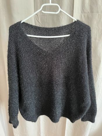 Pull maille brillante taille unique
