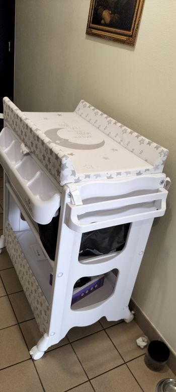 Baignoire table à langer