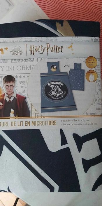 Parure de lit neuve harry potter