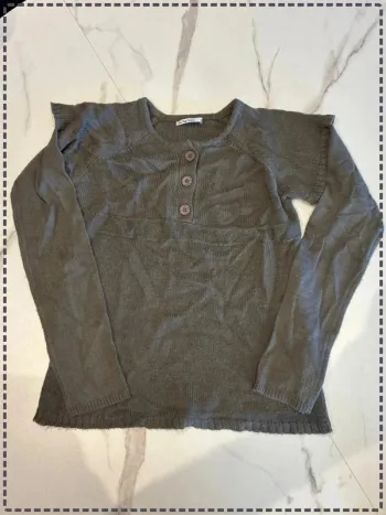 Pull kaki - On the town - taille 12 ans