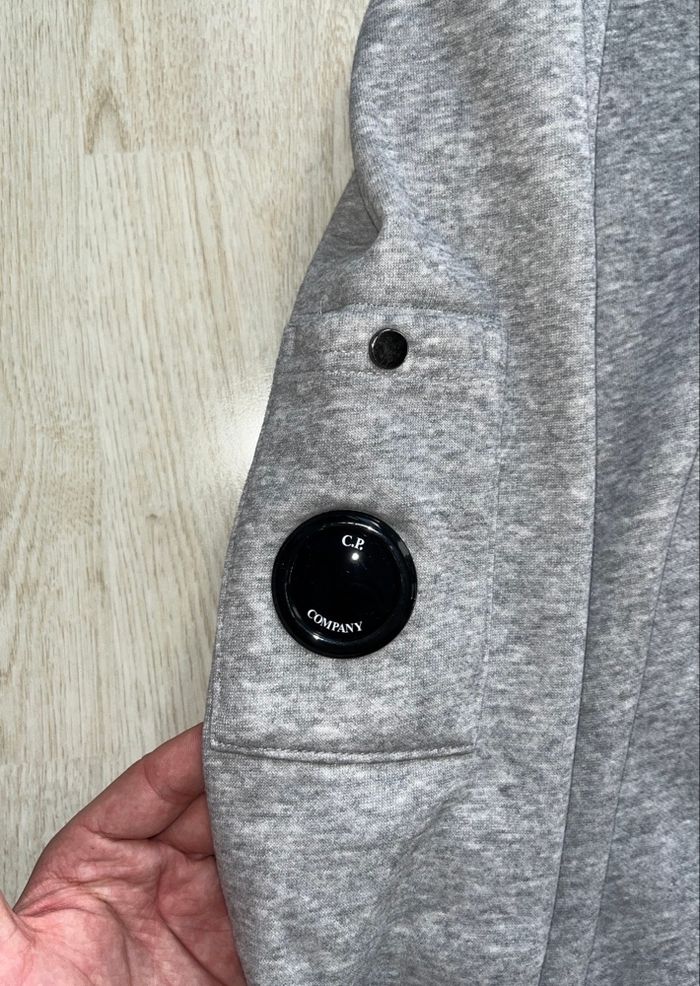Sweat à capuche C.P. Company Gris - photo numéro 3