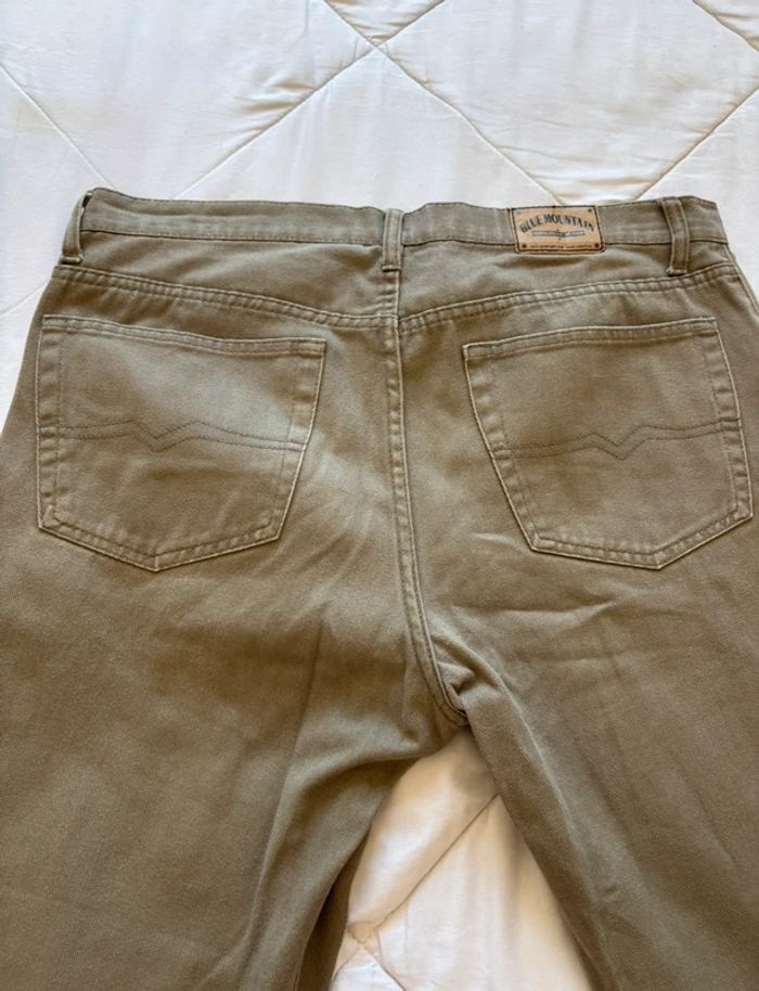 Jean homme Blue Mountain – marron/taupe/kaki – taille 2XL/50 relaxed fit droit vintage 2000s y2k - photo numéro 13