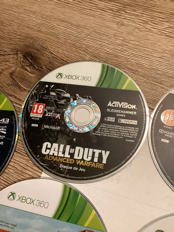 lot de 15 CD jeux ou cd installation Xbox 360 Microsoft à compléter marche parfaitement - photo numéro 3