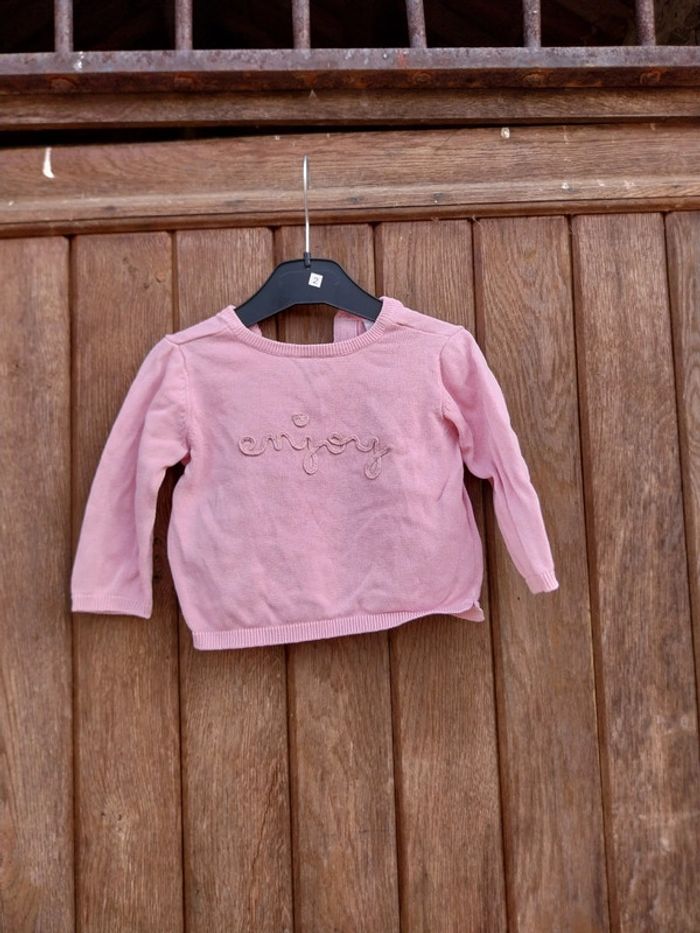Pull bébé fille 12 mois tex