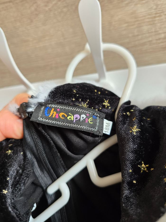 Vêtement Bébé Fille - Robe noir - Chicaprie - 18 mois - photo numéro 5