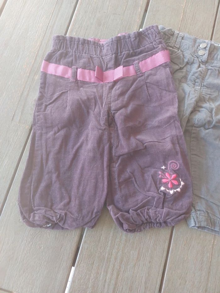 Lot 2 pantalons 12 mois - photo numéro 2