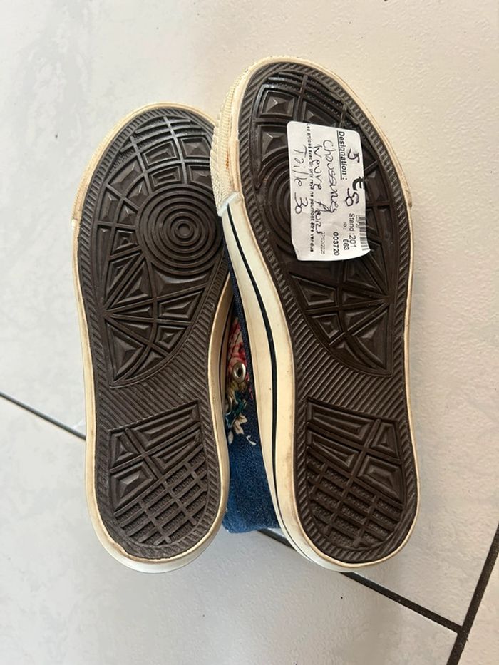 Chaussures en jean neuve - photo numéro 3