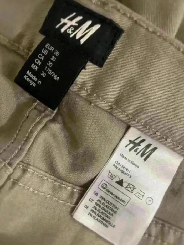 Jean homme coupe droite H&M taille M - léger défaut - photo numéro 3