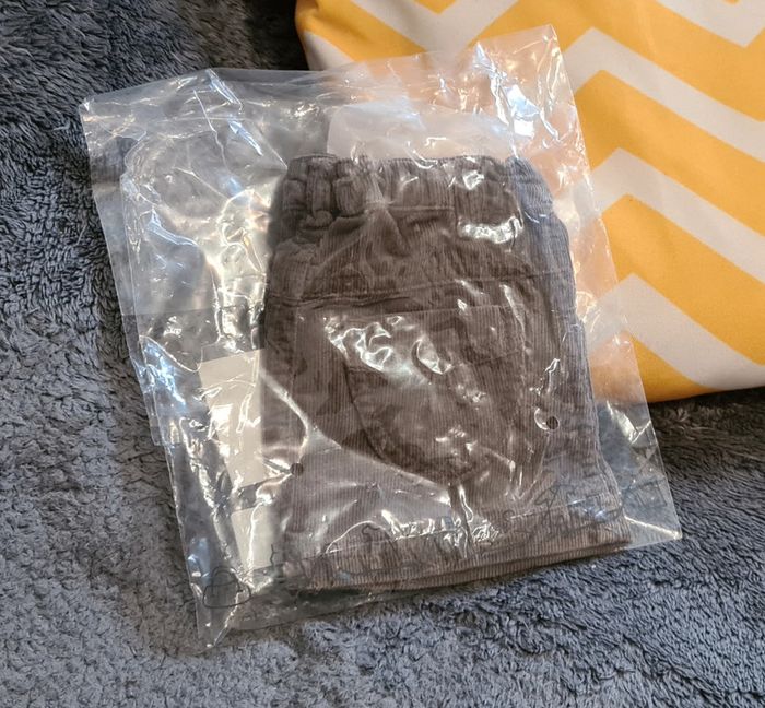 Jupe velours kaki fille taille 6 mois La Redoute - photo numéro 2