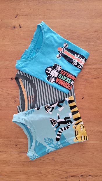 Lot tee-shirts à manches courtes 6 ans 