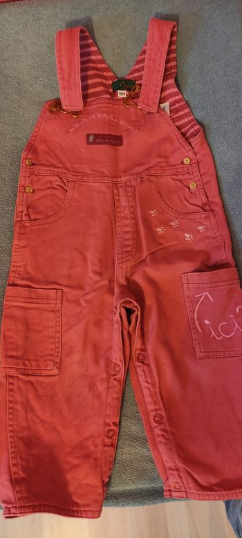 Salopette rousse 18 mois