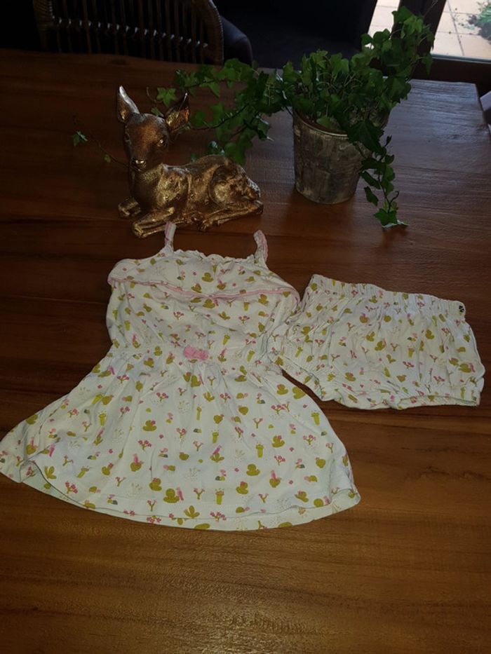 Robe avec culotte 12 mois