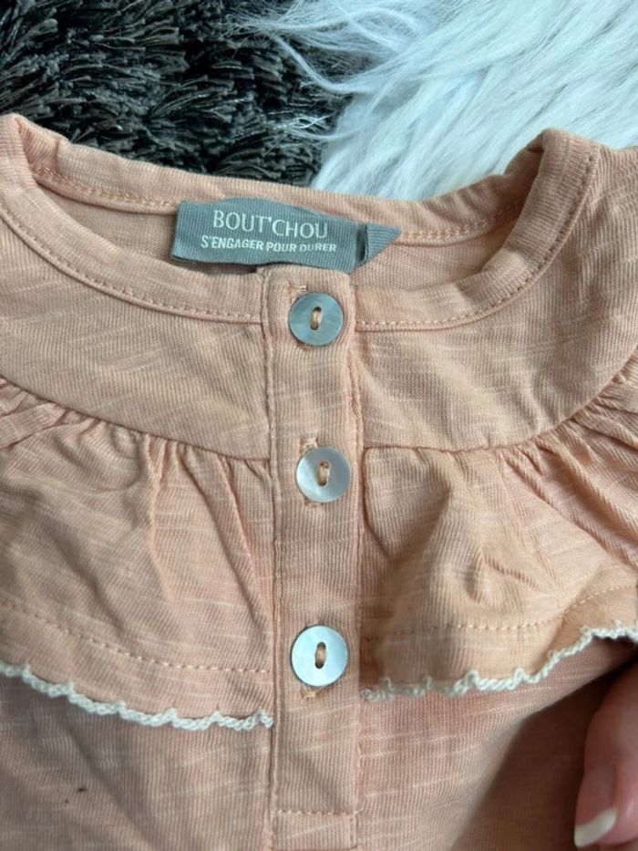 Combinaison manches courtes pêche - bout’chou 3 mois - photo numéro 3