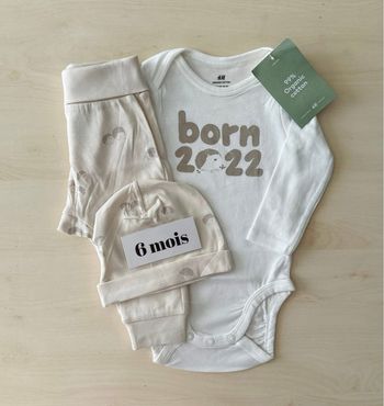 Ensemble bébé garçon h&m - neuf -68 cm
